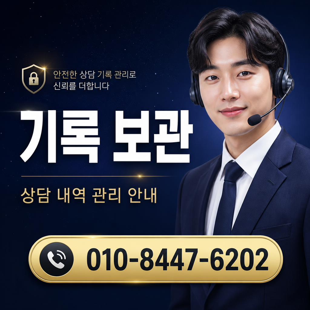 상담 기록 보관 기준